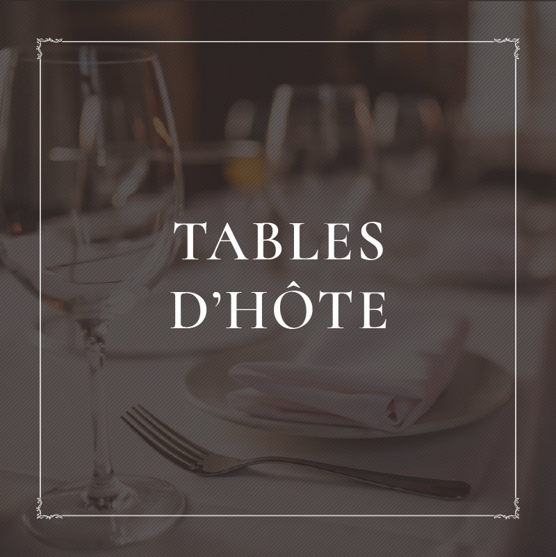 Promo et Spéciaux - Tables d'hôte - Restaurant Au petit Palace